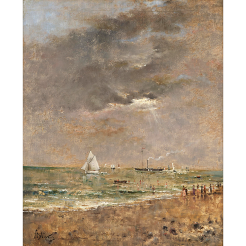 Vue prise à Dieppe